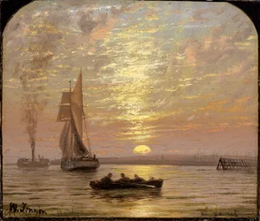 At Sunset, c.1875